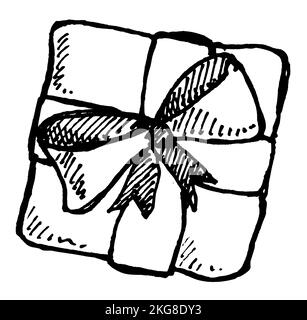 Christmas icon decoration freehand drawn Stock Vector