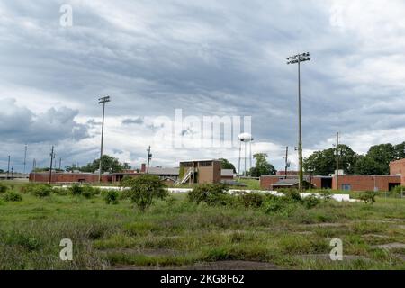 The Abondoned Stockbridge Running Track Stock Photo