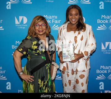 MIAMI, FL-NOV 20: April Ryan is seen during the Miami Book Fair on ...