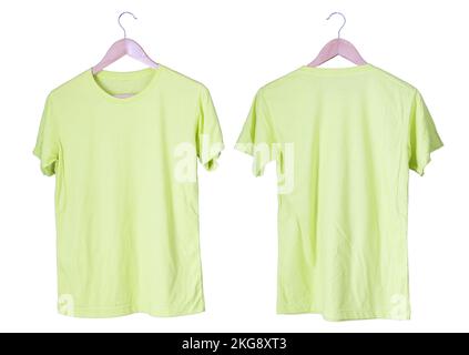 light green t shirt template