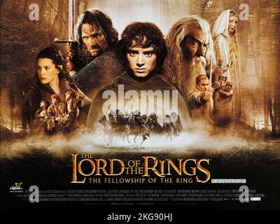 The Lord Of The Rings: The Fellowship Of The Ring  Poster Stock Photo