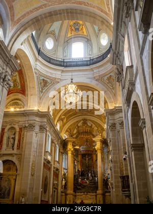 Bom Jesus do Monte Sanctuary interior Stock Photo