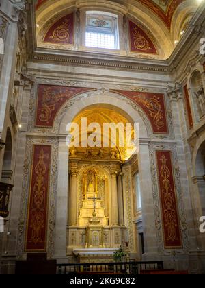 Bom Jesus do Monte Sanctuary altarpiece Stock Photo