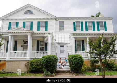 Portsmouth Virginia,Colonial history,historic Olde Towne,North Street,Watts house houses home homes residence,visitors travel traveling tour tourist t Stock Photo