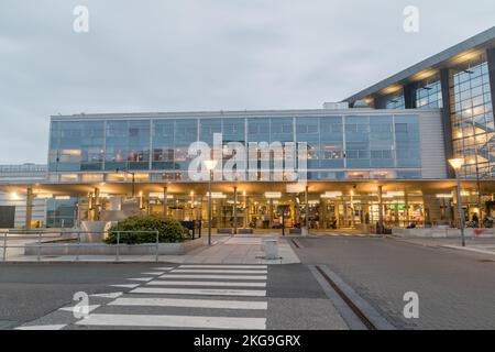 Copenhagen, Denmark - July 27, 2022: Building of Copenhagen Airport. Stock Photo