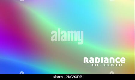 Abstract multicolor blurred background with radiance of color. Refulgent vector graphic pattern Stock Vector
