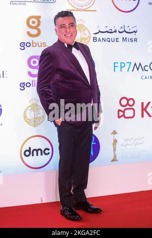 Cairo, Egypt. 22nd Nov, 2022. Egyptian actorTamer habib attends the end of the 44th Cairo International Film Festival at Cairo Opera House on November 22, 2022 in Cairo, Egypt. (Photo by Abeer Ahmed/NurPhoto)0 Credit: NurPhoto/Alamy Live News Stock Photo