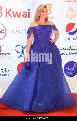 Cairo, Egypt. 22nd Nov, 2022. Egyptian actor yousra attends the end of the 44th Cairo International Film Festival at Cairo Opera House on November 22, 2022 in Cairo, Egypt. (Photo by Abeer Ahmed/NurPhoto) Credit: NurPhoto/Alamy Live News Stock Photo