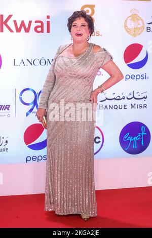 Cairo, Egypt. 22nd Nov, 2022. Egyptian actor lebleba attends the end of the 44th Cairo International Film Festival at Cairo Opera House on November 22, 2022 in Cairo, Egypt. (Photo by Abeer Ahmed/NurPhoto)0 Credit: NurPhoto/Alamy Live News Stock Photo