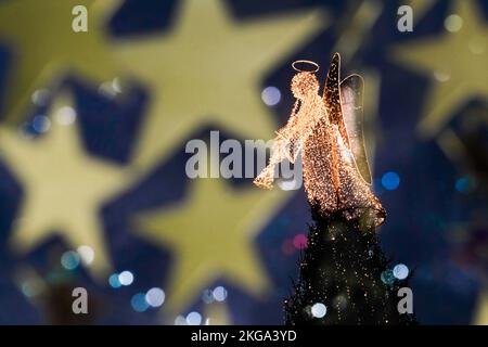 Dortmund, Germany, November 22nd, 2022: A Four Meter Tall Angel With A ...