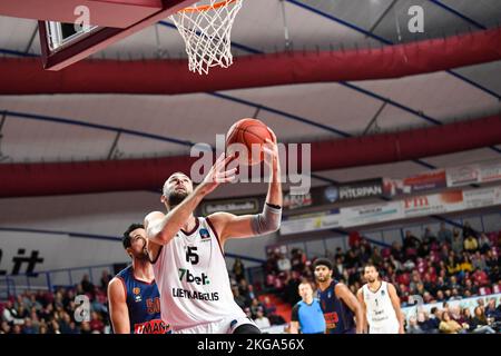 Taliercio Palasport, Venice, Italy, November 22, 2022, Benas Griciunas (7bet-Lietkabelis Panevezys)  during  Umana Reyer Venice Vs 7bet-Lietkabelis Panevezys) - Basketball EuroCup Championship Stock Photo