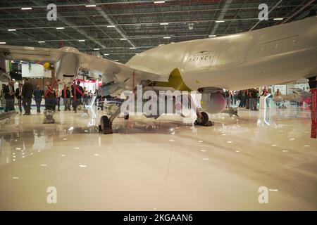 Bayraktar AKINCI SAHA EXPO, Mini Smart MunitionS  MAM-L, MAM–C, Cirit, L-UMTAS, Bozok, MK-81, MK-82, MK-83 (JDAM), Wing Assisted G. BoMB Stock Photo