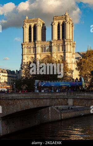 Cathedral Notre Dame of Paris Stock Photo