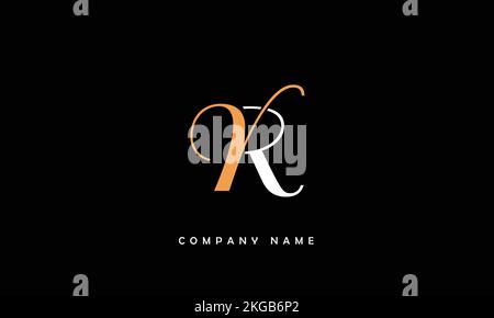 YR, RY Abstract Letters Logo Monogram Stock Vector