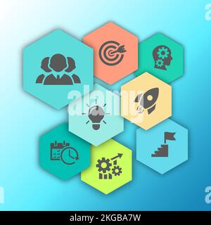 Business strategy concept. Vector EPS 10 Stock Vector