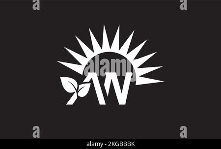 Green healthy leaf logo and Solar panel icon and Solar Energy symbol design and eco sun logo design vector Stock Vector