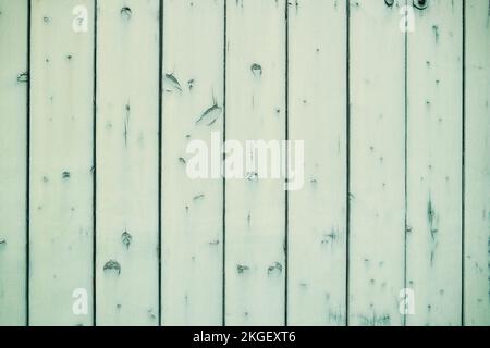 Old wood paneling painted green as a background. Stock Photo