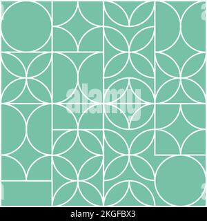 A flat geometric figure, thin lines, ecology Stock Vector