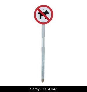 the prohibition of access to dogs in a city park sign on a transparent surface Stock Photo