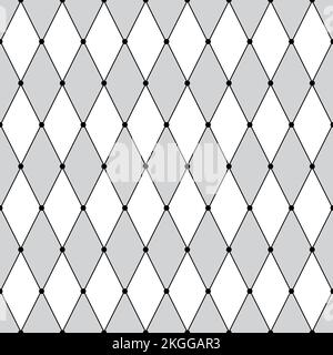 Rhombus seamless pattern. Simple vector geometric background. Stock Vector