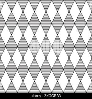 Rhombus seamless pattern. Simple vector geometric background. Stock Vector