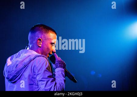 Copenhagen, Denmark. 22nd Nov, 2022. The British rapper ArrDee performs a live concert at Pumpehuset in Copenhagen. (Photo Credit: Gonzales Photo/Alamy Live News Stock Photo