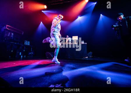 Copenhagen, Denmark. 22nd Nov, 2022. The British rapper ArrDee performs a live concert at Pumpehuset in Copenhagen. (Photo Credit: Gonzales Photo/Alamy Live News Stock Photo