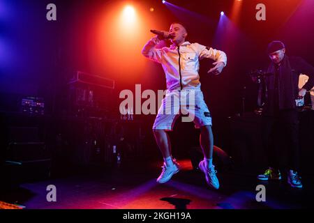 Copenhagen, Denmark. 22nd Nov, 2022. The British rapper ArrDee performs a live concert at Pumpehuset in Copenhagen. (Photo Credit: Gonzales Photo/Alamy Live News Stock Photo