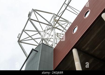 Manchester United's Old Trafford stadium, Manchester Stock Photo