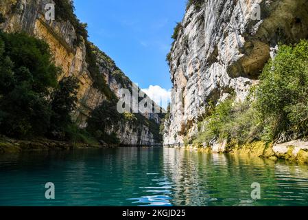Verdon canyon in France, beautiful natural landscape. Stock Photo