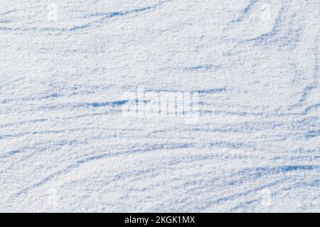 Fresh winter snow texture. Smooth powder background. Nobody Stock Photo