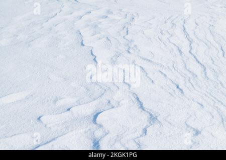 Fresh winter snow texture. Smooth powder background. Nobody Stock Photo