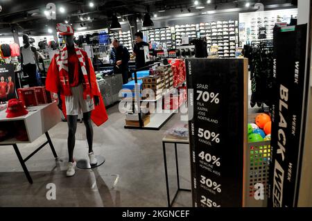 Copenhagen/Denmark/23 November 2022/Shoppers for black friday and week shopping in danish capital (Photo. Francis Joseph Dean/Dean Pictures. Stock Photo