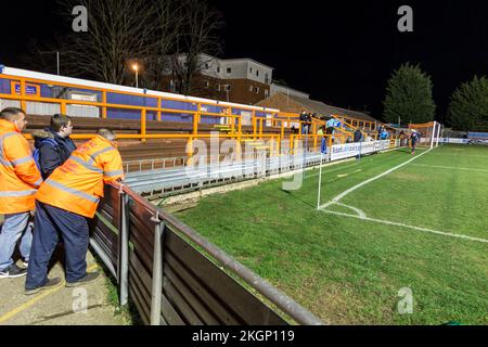 Braintree Town versus Lincoln City.  National League.  Non-league football.  7 March 2017 Stock Photo