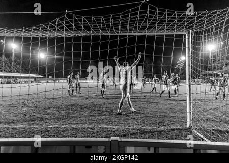 Braintree Town versus Lincoln City.  National League.  Non-league football.  7 March 2017 Stock Photo