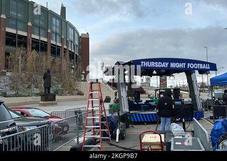 An  Prime Thursday Night Football logo is seen on a television camera  before an NFL football game, Thursday, Sept. 14, 2023, in Philadelphia. (AP  Photo/Matt Slocum Stock Photo - Alamy