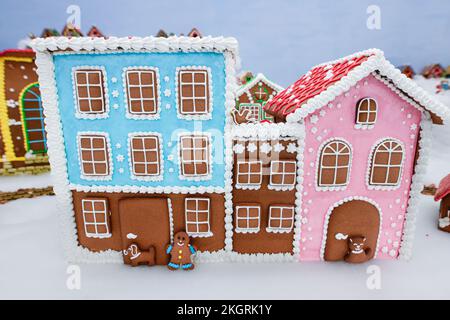 Wroclaw, Wroclaw, Poland. 23rd Nov, 2022. From November 23, 2022, WrocÅ‚aw's Kolelkowo invites you to a gingerbread city wrapped in snow and covered with sweet icing. This is the world's largest gingerbread model railway (Credit Image: © Krzysztof Zatycki/ZUMA Press Wire) Credit: ZUMA Press, Inc./Alamy Live News Stock Photo