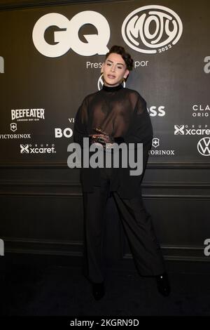 Mexico City, Mexico. 22nd Nov, 2022. November 22, Mexico City, Mexico: Kunno attends the black carpet of the GQ Men Of The Year Awards at Proyecto Publicol Prim. on November 22, 2022 in Mexico City, Mexico. (Photo by Carlos Tischler/ Eyepix Group) (Photo by Eyepix/Sipa USA) Credit: Sipa USA/Alamy Live News Stock Photo