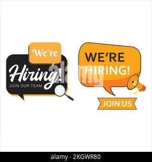 Premium Vector  Job vacancy design hiring poster template looking for  talents advertising open recruitment creati