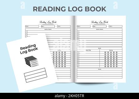 Reading Tracker Journal Log Book - KDP Interior (2218005)