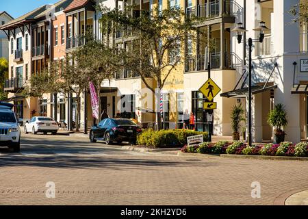 Annunciation Circle, Ave Maria, Florida Stock Photo