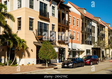 Annunciation Circle, Ave Maria, Florida Stock Photo