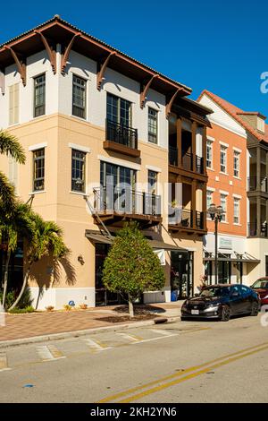 Annunciation Circle, Ave Maria, Florida Stock Photo