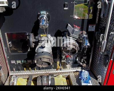 fire hose connections Stock Photo - Alamy