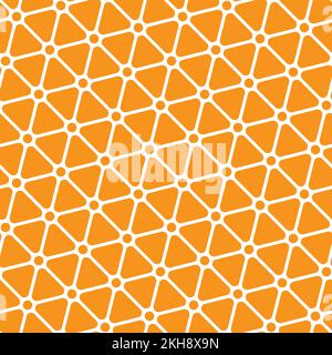 Geometric seamless pattern. Abstract diagonal background of colored geometric shapes. Colored triangles rounded corner and circles. Simple design. Stock Vector