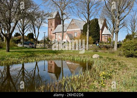 St. John's Church, called Friesendom, in Nieblum, Föhr, North Frisian Island, North Frisia, Schleswig-Holstein, Germany, Europe Stock Photo