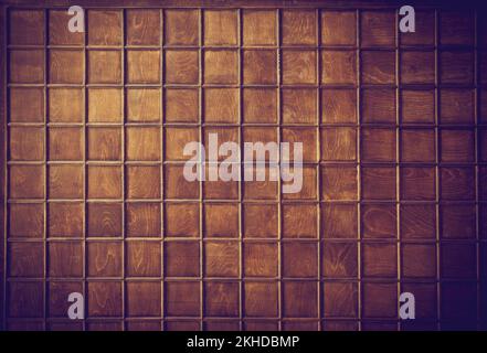Wood texture with checked patterns as background Stock Photo
