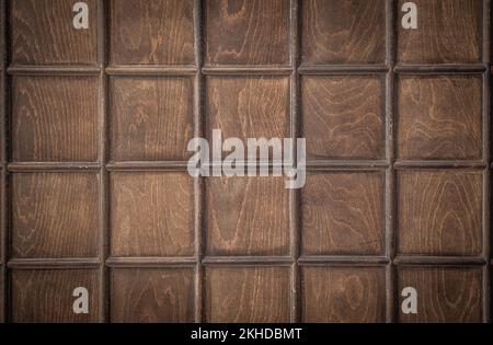 Wood texture with checked patterns as background Stock Photo