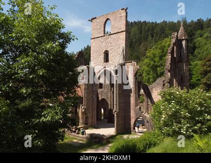 All Saints Monastery Ruins in the Black Forest National Park, Upper Renchtal, All Saints Monastery, Oppenau, Baden-Württemberg, Germany, Europe Stock Photo