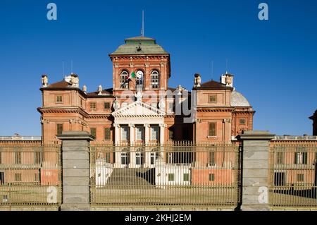 The beautiful royal castle of Racconigi, near Cuneo and Turin, in the italian region of Piedmont, which belonged to the Savoy Family Stock Photo